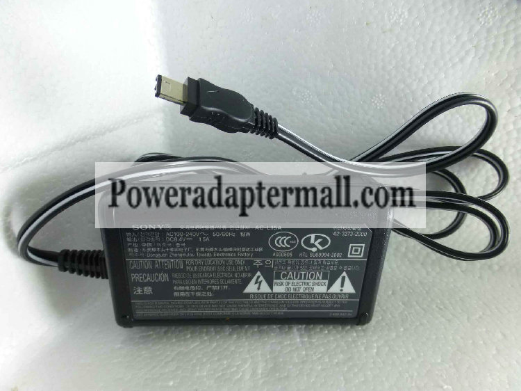 8.4V 1.5A SONY AC-L15A AC-L15B F717 F828 PD190P 198P AC Adapter